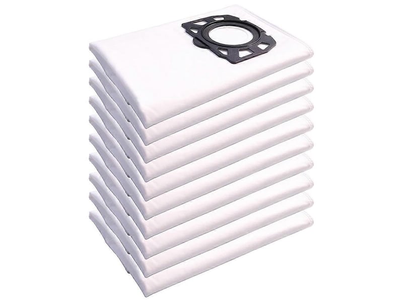10pcs vacuum cleaner dust bag for karche wd4 wd5 wd6 wd5p wd6p premium mv4 mv5 mv6 vacuum replacement bag - Conforama A