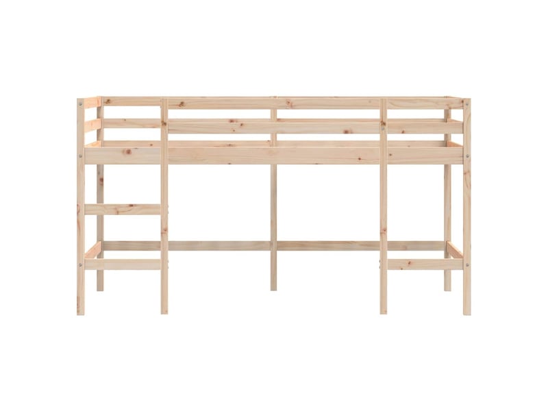 Lit mezzanine d'enfants - lit jeune sans matelas avec échelle 80x200 cm - Conforama E