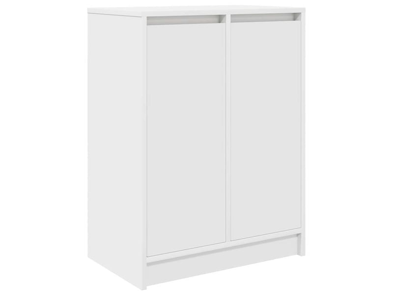  Meuble à chaussure | armoire à chaussures blanc 57x34x76 cm bois d'ingénierie  - Conforama A