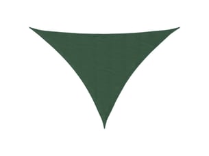 Voile parasol - voile d'ombrage tissu oxford triangulaire 4x5x5 m vert foncé