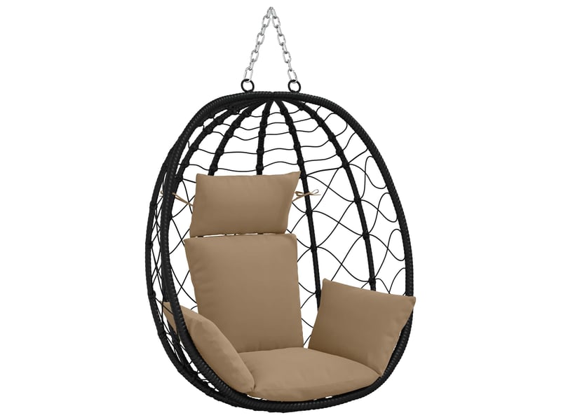  Coussin pour balançoire de chaise d'œuf, coussin d'intérieur et d'extérieur adirondack putten 100 % polyester taupe cf50077  - Conforama A