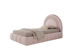Lit coffre 90x200 cm <strong></strong> <strong>Qualité haut de gamme</strong> coloris rose