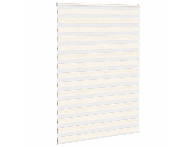  Store zèbre, store de fenêtre beige marbré largeur du tissu 150,9 cm polyester cf48280  - Conforama C