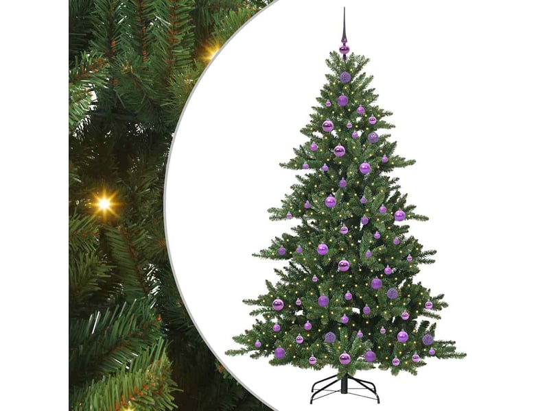 Sapin de noël artificiel, arbre de noël à branches articulées vert 180 cm shl5422 - Conforama A