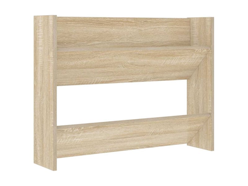  Armoires à chaussures murales 2 pcs chêne sonoma 80x18x60 cm  - Conforama E