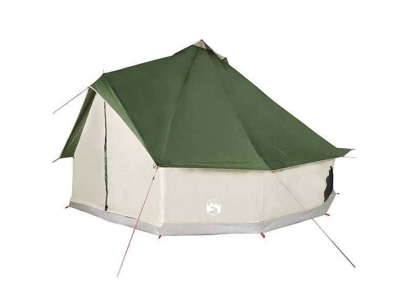  Tente de camping, tente familiale tipi 8 personnes vert imperméable shl93039  - Conforama E