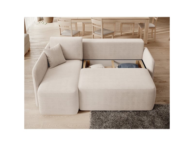  Canapé d'angle collection hedson coloris beige  - Conforama C