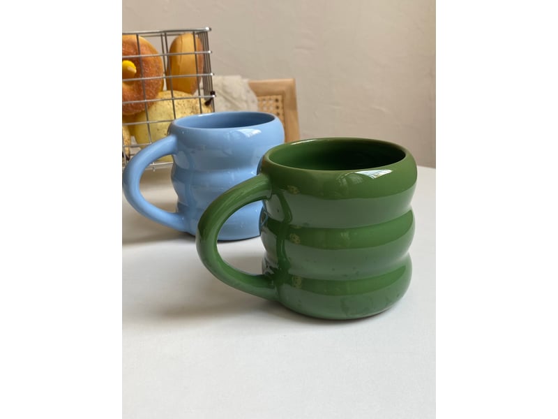  Tasse, modèle ring, vert  - Conforama D