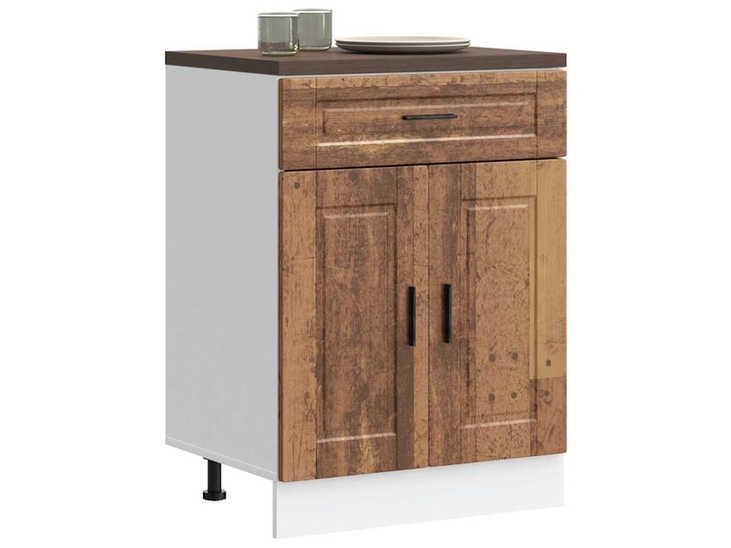 Meuble de rangement, armoire de cuisine porto vieux bois bois d'ingénierie shl5761 - Conforama B