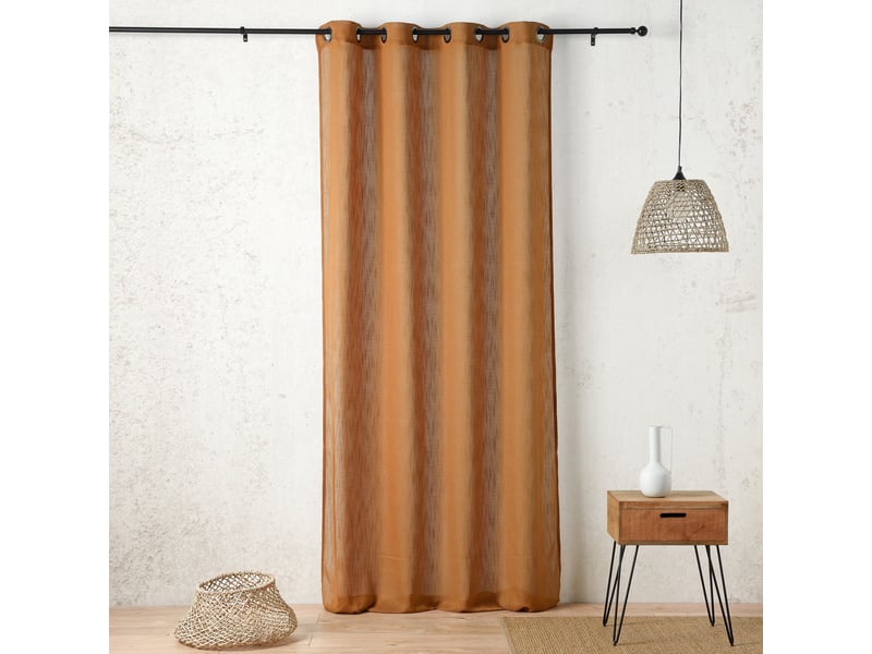  Voilage tamisant à œillets  - effet filet ajouré 140x260 cm  - Conforama A