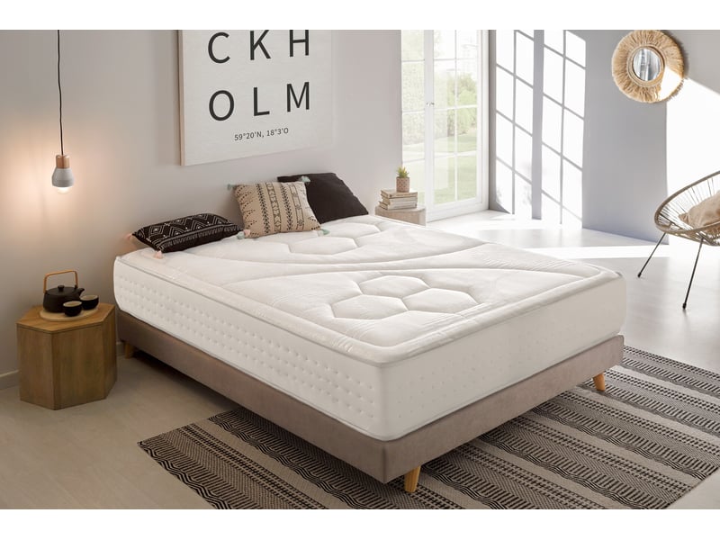  Matelas viscosoft quantum haute densité - 105x180 cm - fermeté medium- moonia  - Conforama B