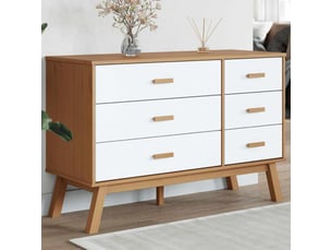 Commode 1 tiroir(s) <strong></strong> <strong></strong> coloris blanc largeur 0 cm