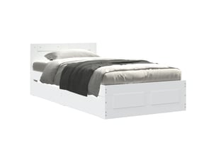 Lit simple 100x200 cm    coloris blanc
