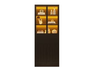 Vitrine coloris noir - 70 cmx180 cm