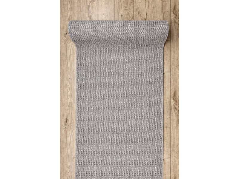Tapis de couloir casablanca loop gris clair, bouclé, doux 100cm 100x990 cm - Conforama D
