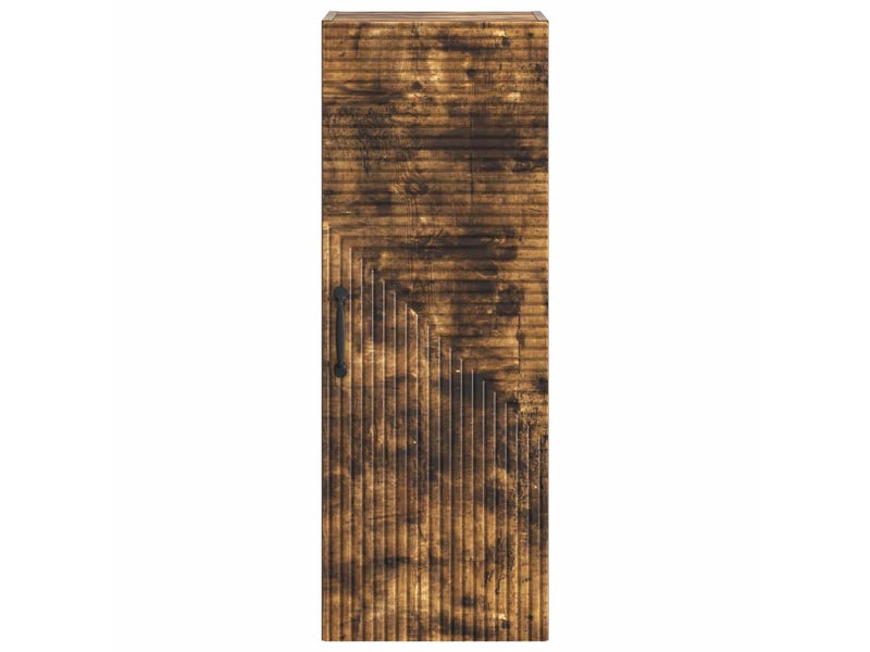  Armoire murale salon chêne fumé 33x34,5x90cm bois d'ingénierie shl8499  - Conforama D