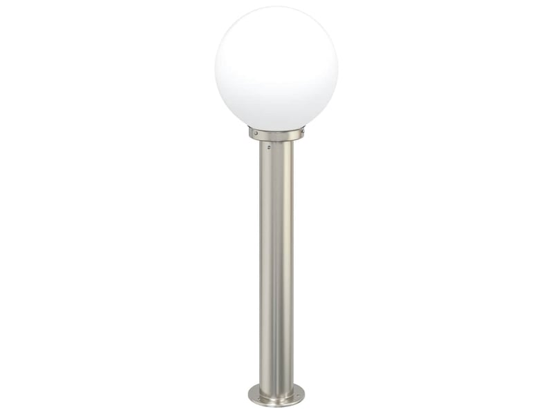 Borne lumineuse, lampadaire 80 cm en acier inoxydable ip44 shl5879 - Conforama E