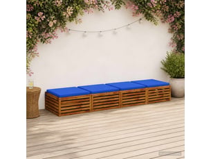 Lot de 4 coussins de siège, coussins d'assise soest 100 % polyester cf60283