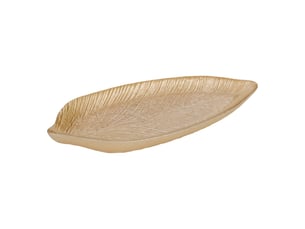 Plat lisiere dore 30x14
