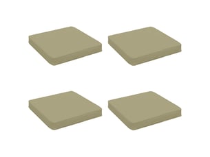 Lot de 4 coussins de siège, coussins d'assise vught 100 % polyester cf60698