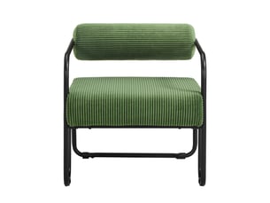 Fauteuil fixe <strong>OKMYHOME</strong> <strong></strong> Velours côtelé vert vendu A l'unité