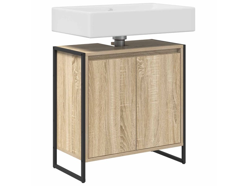  Cabinet de salle de bain sonoma 60x30x60 cm  - Conforama C