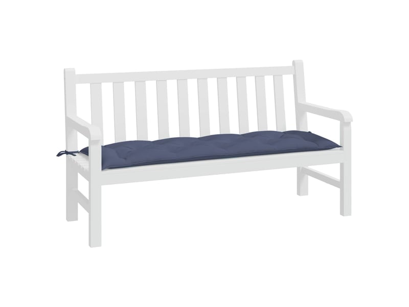  Coussin de banc de jardin, coussin d'assise bleu marine 150x50x7 cm tissu oxford cf52687  - Conforama C
