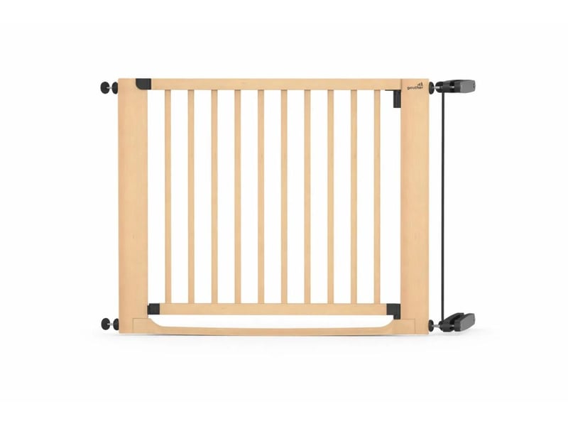  Geuther barrière d'escalier easylock flatstep bois 87-95 cm - seuil plat, kit rampe blanc 2774_ECO_0051ZK_WE - Conforama C