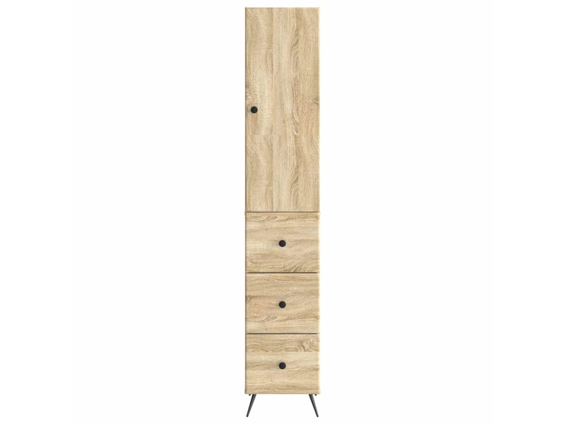 Ensemble de meubles 2 pcs, rangement de salon 34,5x34,5x90 cm bois d'ingénierie shl5338 - Conforama E