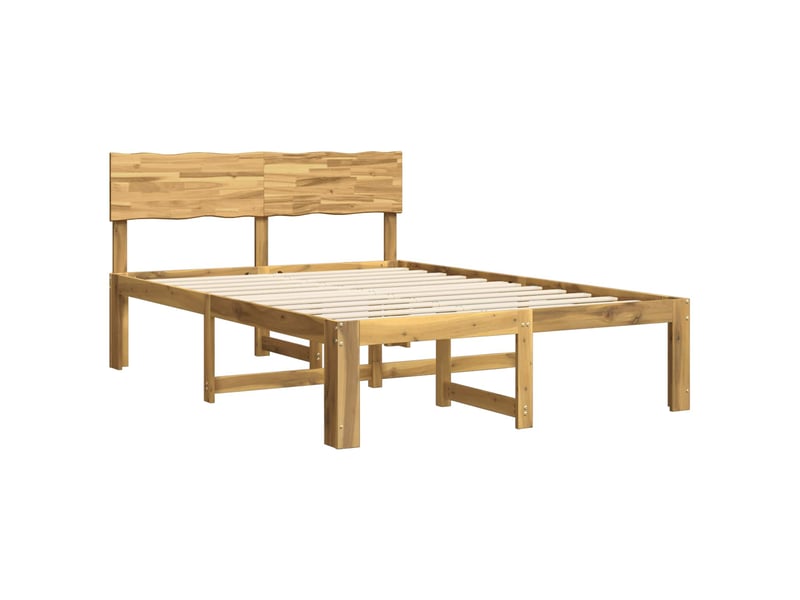 Lit double- lit adulte - cadre de lit double avec tête de lit rostock blanc 160 x 200 cm - Conforama B