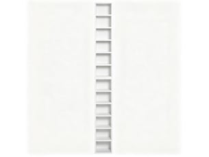 Bibliotheque coloris  blanc 12 étagère(s) BEAUNIV  - 21 cm x 88.3 cm