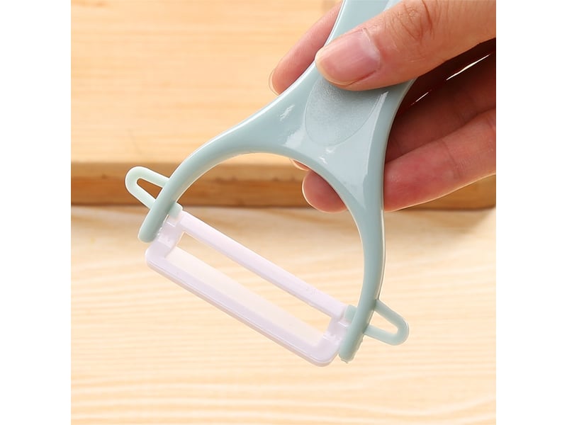  2 couteaux à éplucher bleus éplucheur de pommes multifonctionnel, rabot, éplucheur, éplucheur de pommes de terre  - Conforama D