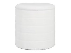 Pouf / repose pied blanc