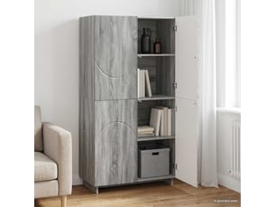 Buffet <strong></strong> <strong></strong> - 79 cm coloris gris