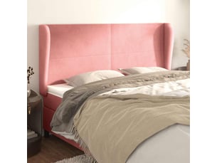 Tete de lit A poser largeur 203 cm rose