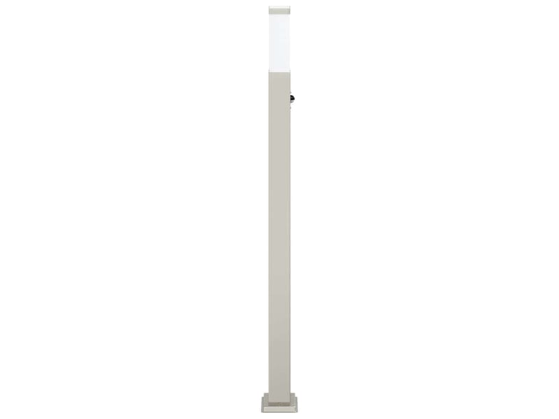 Borne lumineuse, lampadaire avec détecteur 110 cm en acier inoxydable ip44 shl91655 - Conforama D