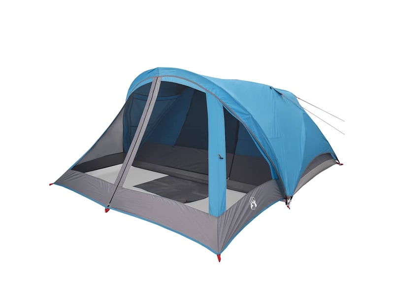  Tente de camping de cabine 4 personnes bleu imperméable shl66394  - Conforama E