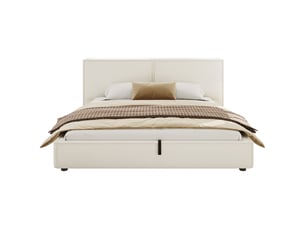 Lit coffre 180x200 cm    coloris blanc