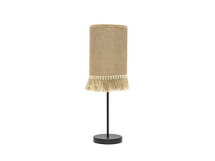 Lampe à poser fabrilamp sibila e14 coloris noirsable 46 x 15 x 15 cm