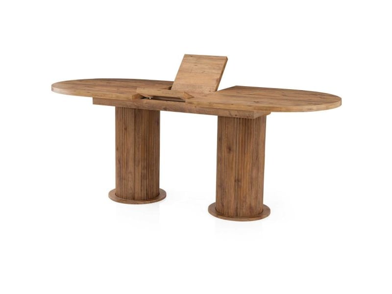  Table de repas extensible gusto noyer  - Conforama D