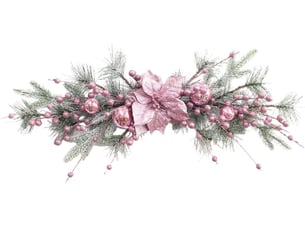 Guirlande de noël suspendue 70 cm en forme de goutte avec boules décoratives, couronne de porte intérieur extérieur