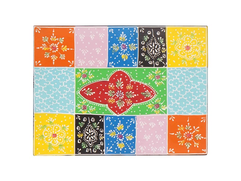 Boîte de rangement, coffre de rangement multicolore 40x30x30 cm - Conforama E