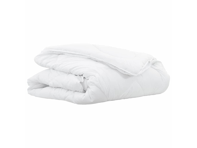  Duvet 2-en-1 135 x 200 cm hiver - couette polyester blanc respirant  - Conforama A