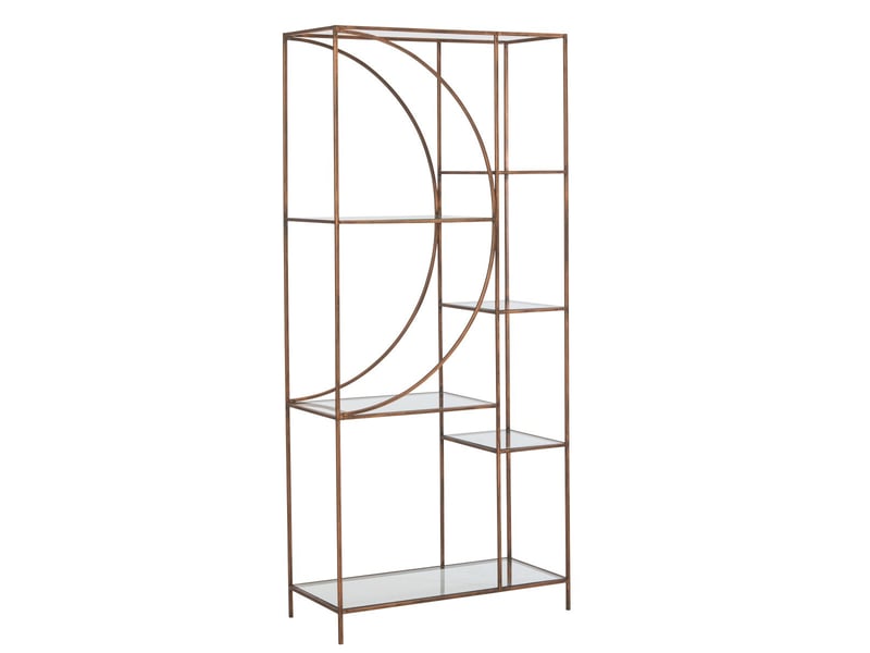  Étagère design en métal dorian 200cm bronze  - Conforama B