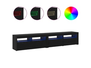 Meuble tv coloris noir 35 cm <strong>HELLOSHOP 26</strong> <strong></strong>