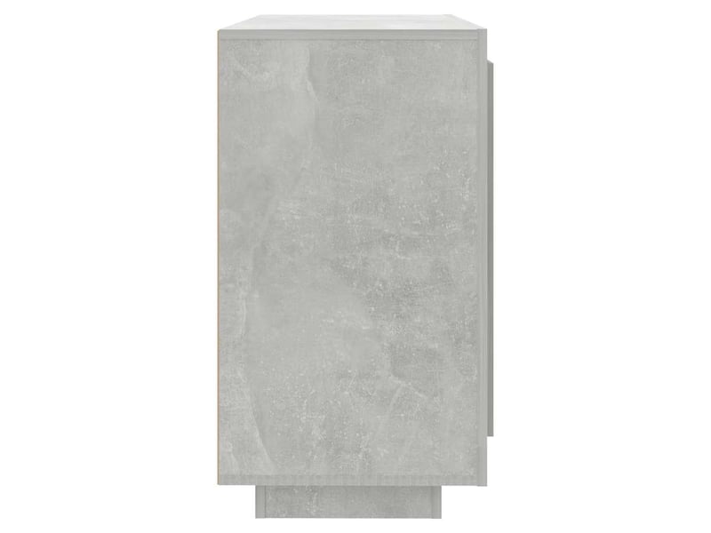  Buffet - bahut - meuble de rangement gris béton 80x40x75 cm bois d'ingénierie  - Conforama D