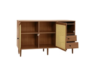 Buffet 1 porte(s) SWEIKO - 130 cm coloris naturel