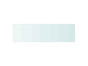 Panneau pour étagère, étagère murale verre transparent 70 x 20 cm cf43389