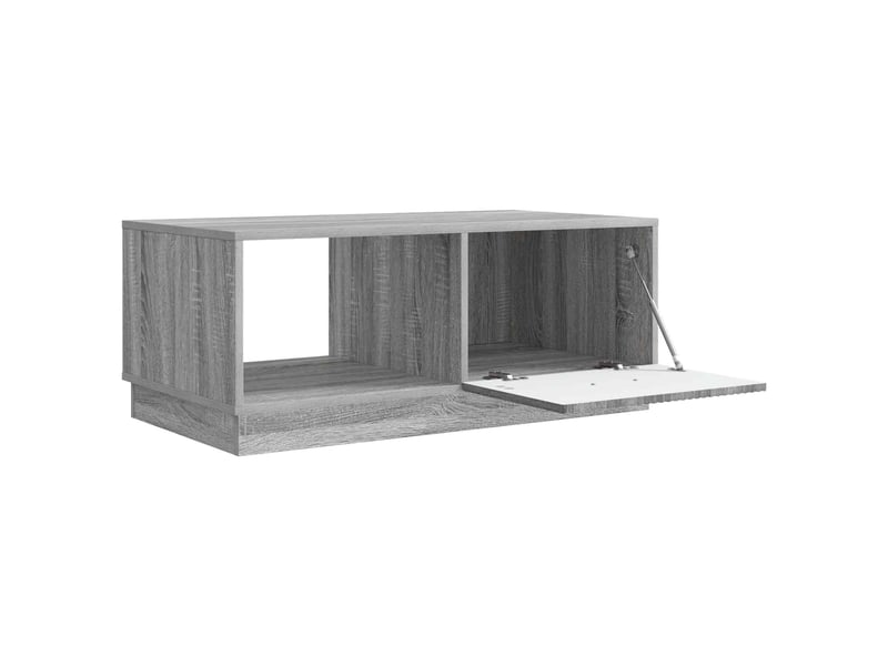  Table basse - table de salon - table à thé sonoma gris 90 x 50 x 37 cm bois d'ingénierie  - Conforama D