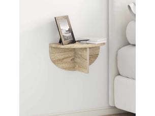 Étagère flottante, étagère suspendue montage mural chêne sonoma 38 x 19 x 19 cm cf42524